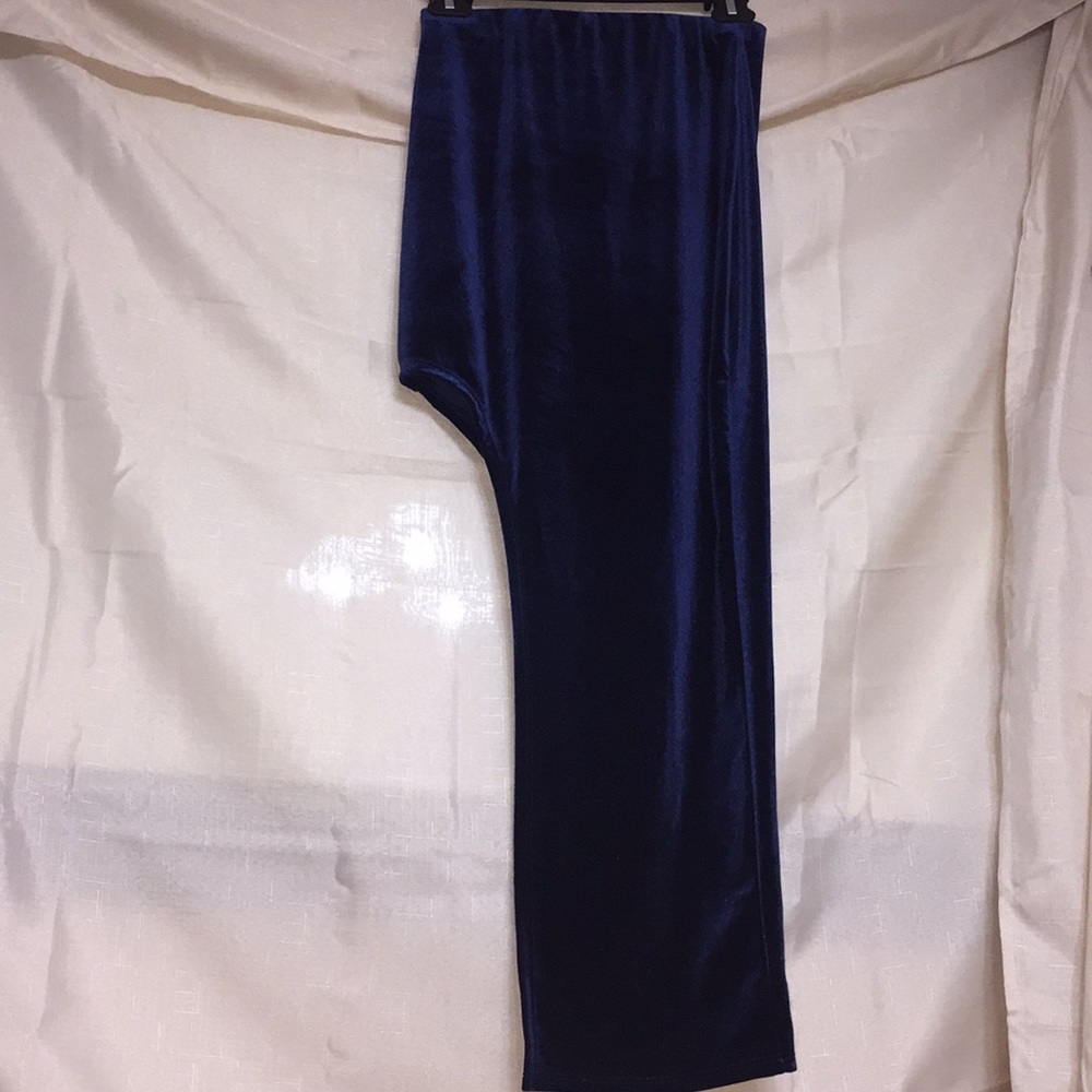 Charlotte Russe Blue velvet Skirt